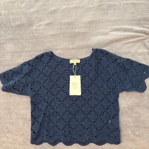 Sézane NWT Dorine Top. In Bleu Ocean